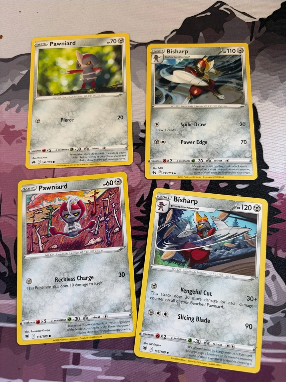 Pawniard & Bisharp Evolution Collection Lot | Crown Zenith & Astral Radiance